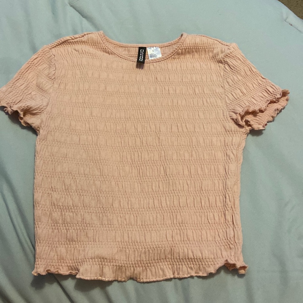 Pink crop top